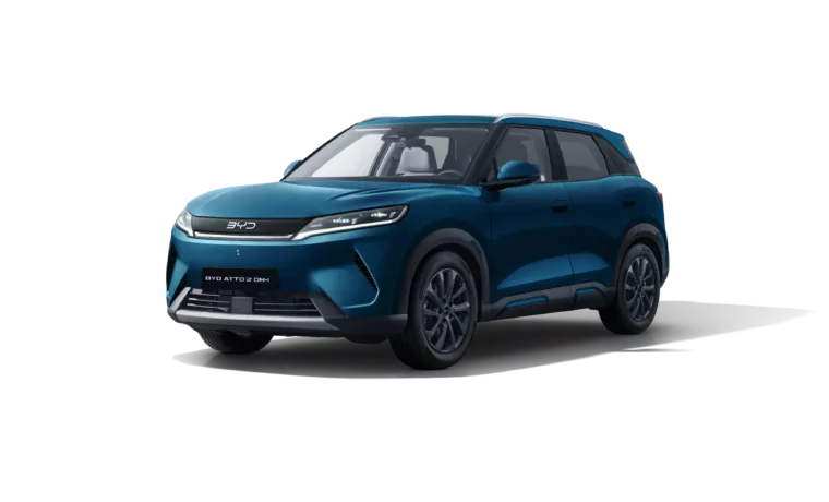 BYD ATTO 2 DM-i 2026 vue trois quarts avant