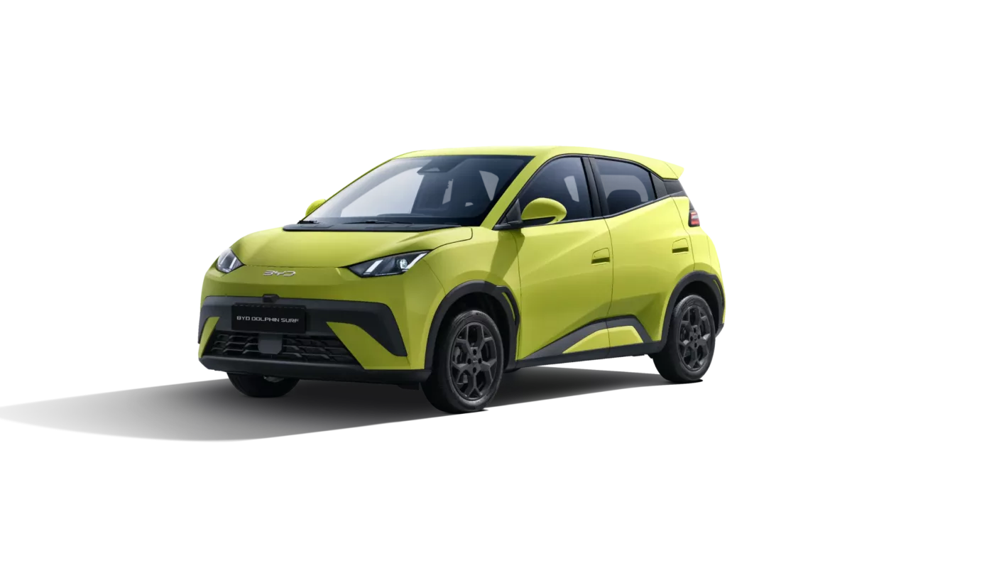 BYD DOLPHIN SURF électrique 2026 vue trois quarts avant