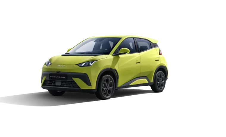 BYD DOLPHIN SURF électrique 2026 vue trois quarts avant