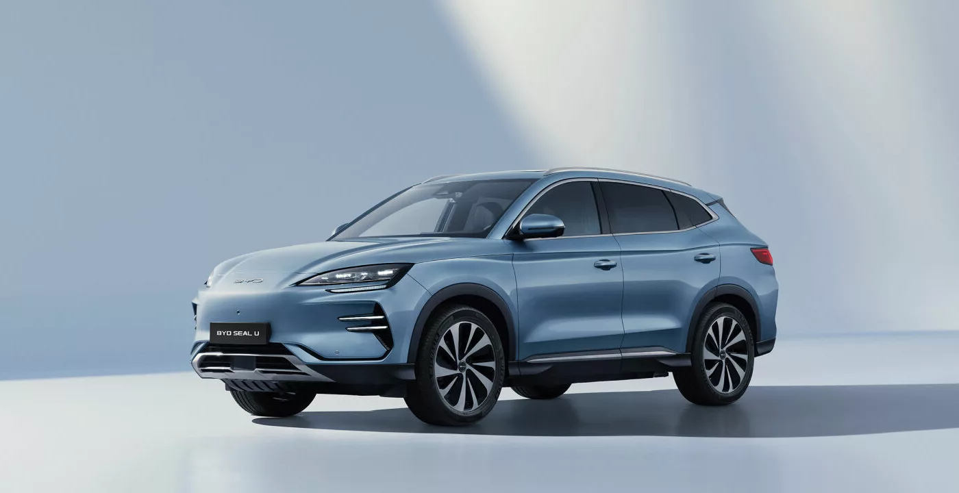 BYD SEAL U électrique 2026 vue trois quarts avant