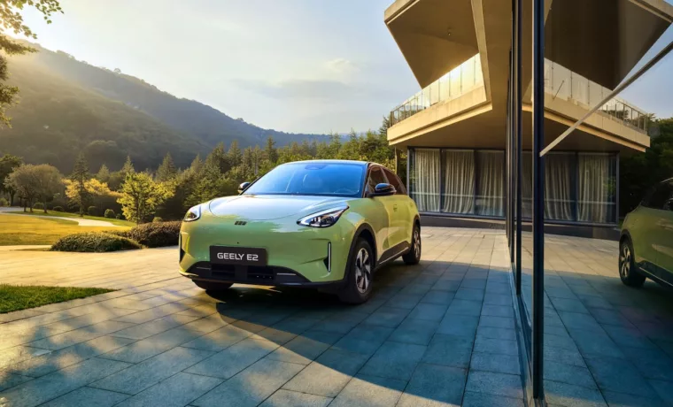 Geely E2 électrique 2026 vue extérieure