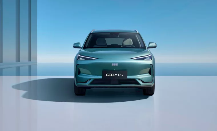 Geely E5 électrique 2026 vue extérieure