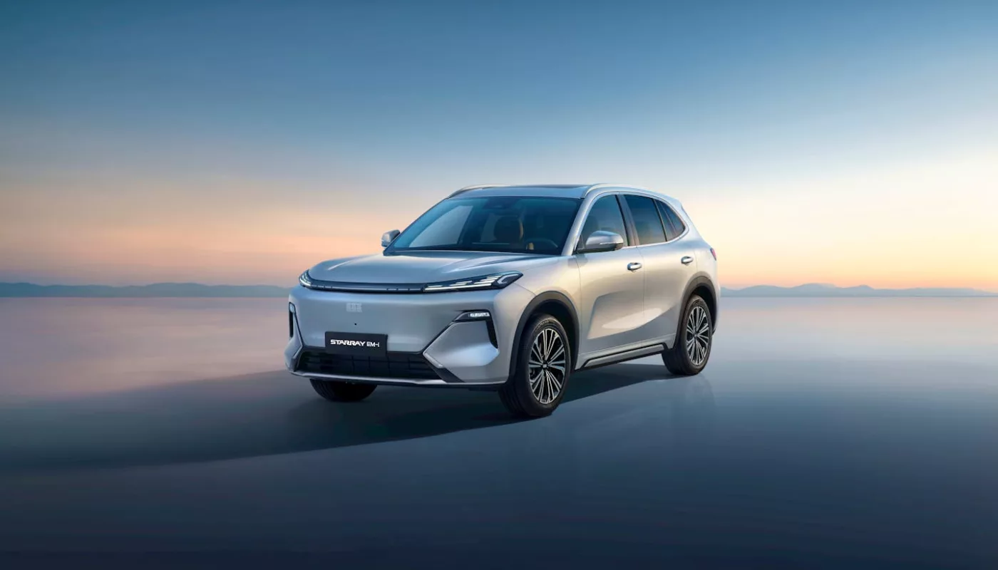 Geely Starray EM-i hybride rechargeable 2026 vue extérieure