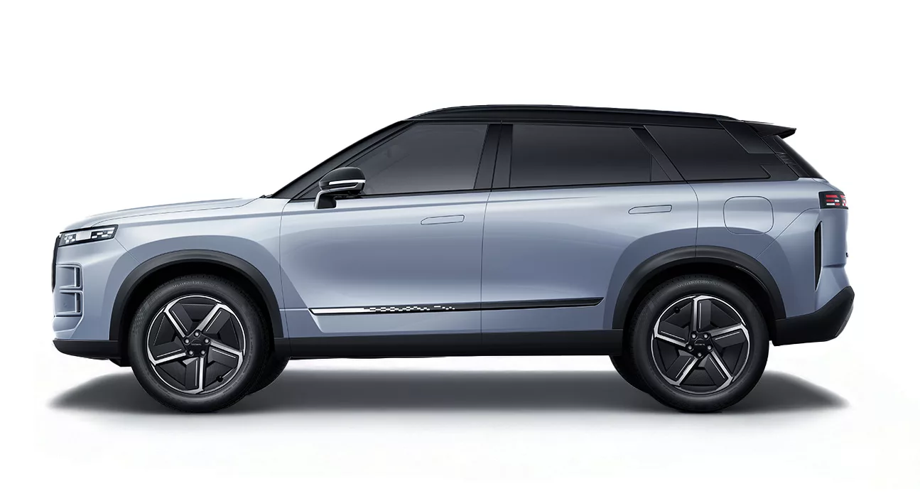 JAECOO 7 hybride 2026 vue de profil
