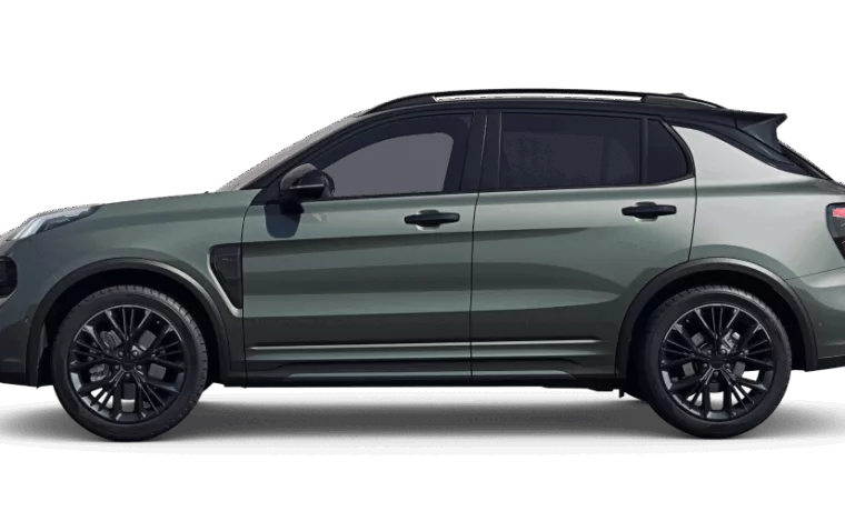 Lynk & Co 01 hybride rechargeable 2026 vue de profil